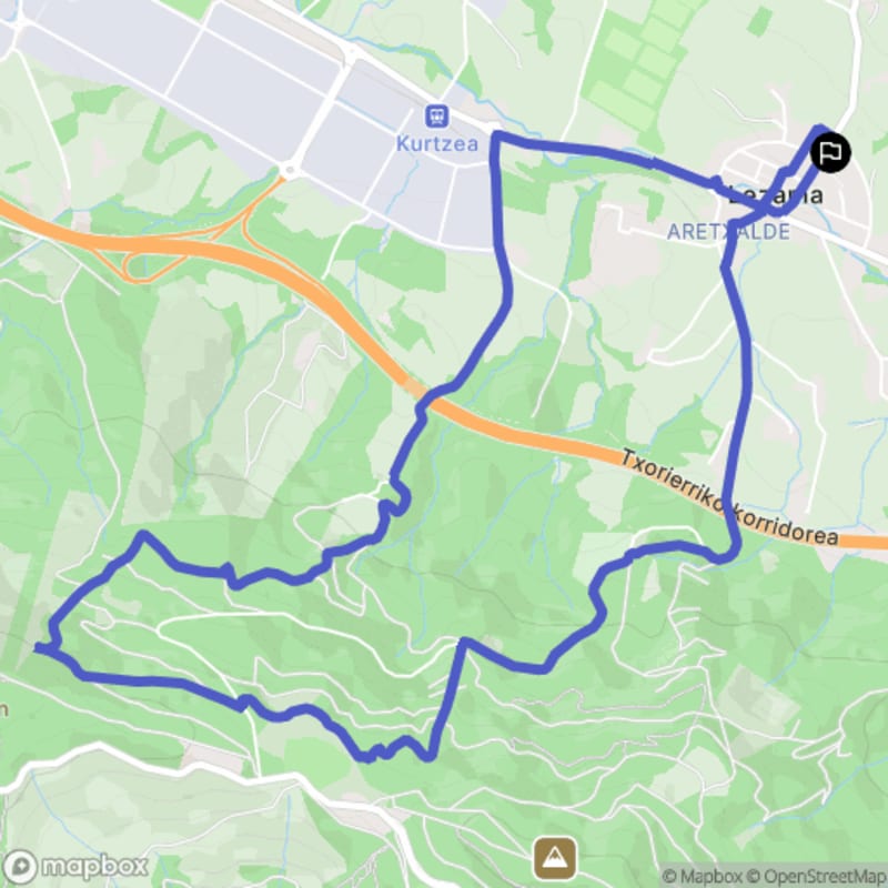 Randonnée à Lezama, Euskadi : Parcours au départ de Garaioltza auzoa - Garaioltza