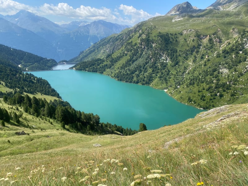 Le barrage, refuges de la Fournache et de la Dent Parrachée - Aussois