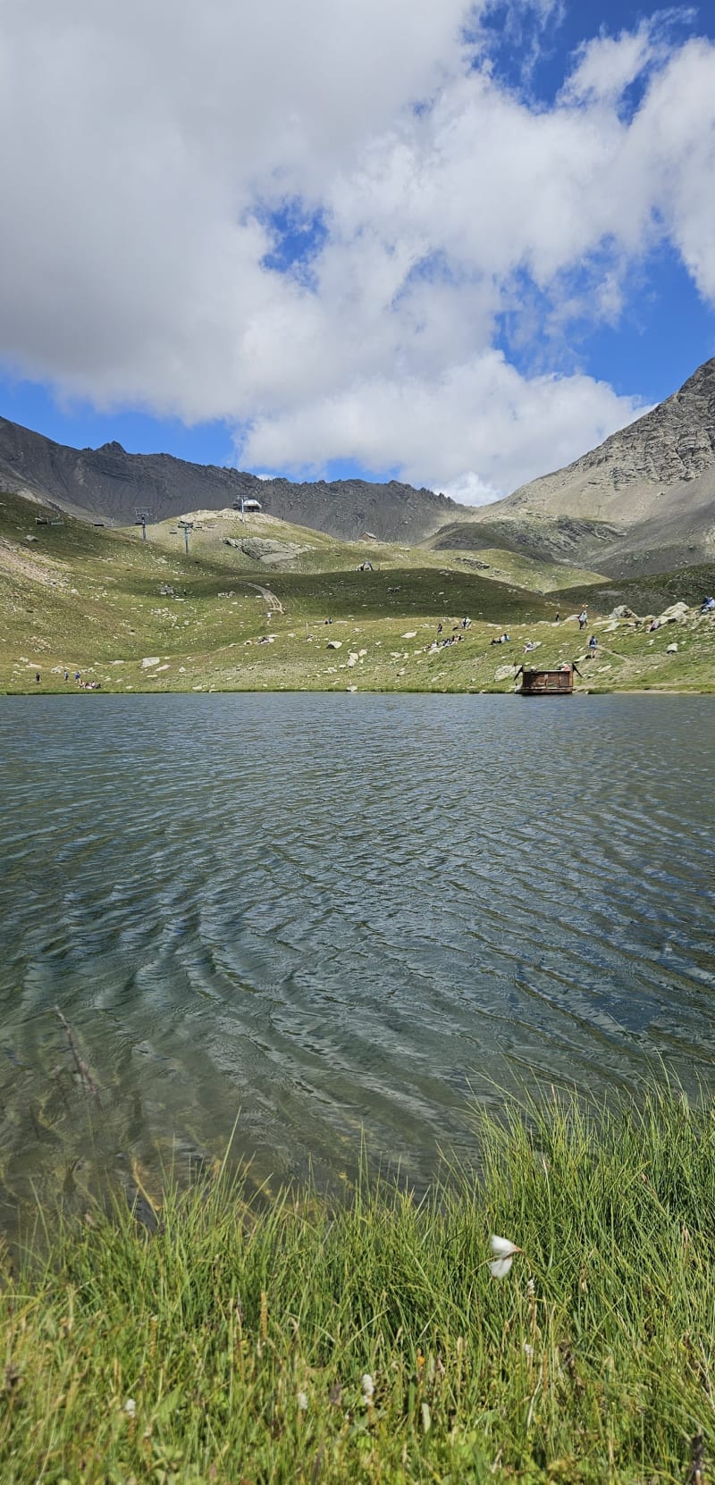 La descente des 6 lacs de Roche Rousse - Orcières