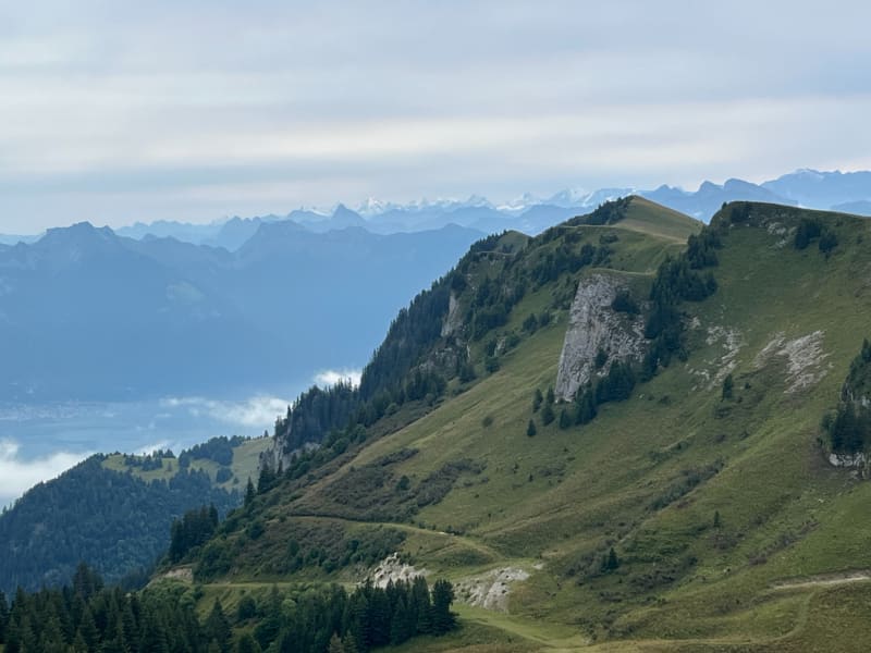 Pic Boré au départ du Repaire de l'Aigle - Thollon-les-Mémises