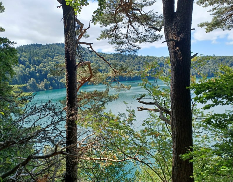 Boucles au lac Pavin depuis Vaissivière par creux de Soucy - Besse-et-Saint-Anastaise