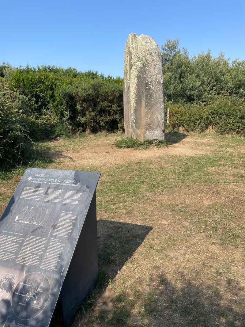Menhir de Kermaillan - Saint-Gildas-de-Rhuys