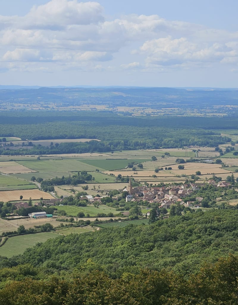 Au départ de Montceau-Ragny - Montceaux-Ragny
