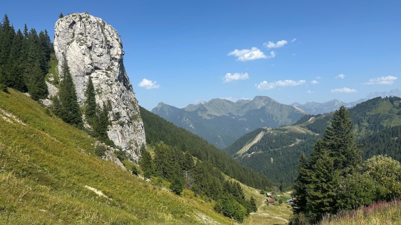 Col de la grande Treche - Col de Graydon - col des Follys - Saint-Jean-d'Aulps