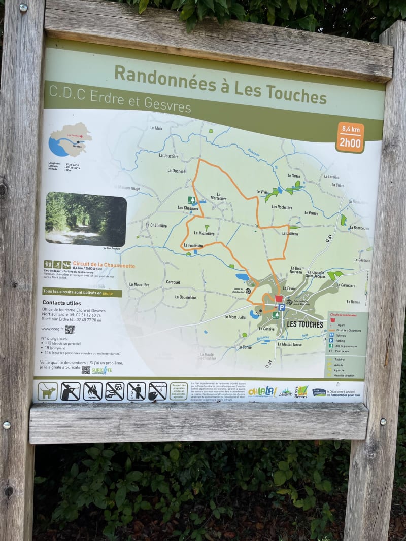 Randonnée à Les Touches - Les Touches
