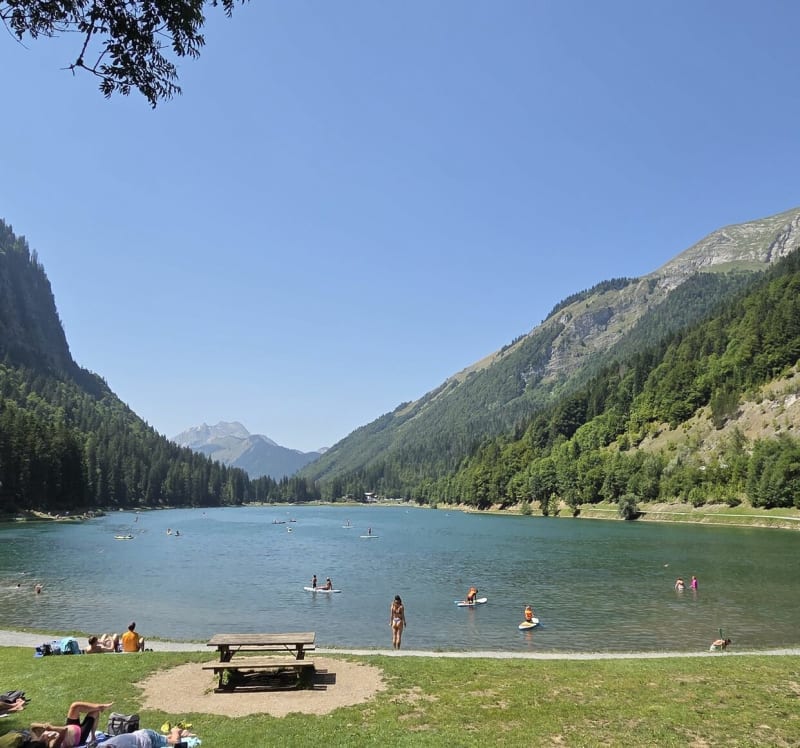 Lac de Montriond et cascade d'Ardent - Montriond