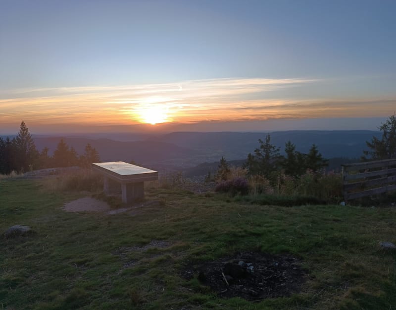 Le Haut du Roc au coucher du soleil ! - Basse-sur-le-Rupt
