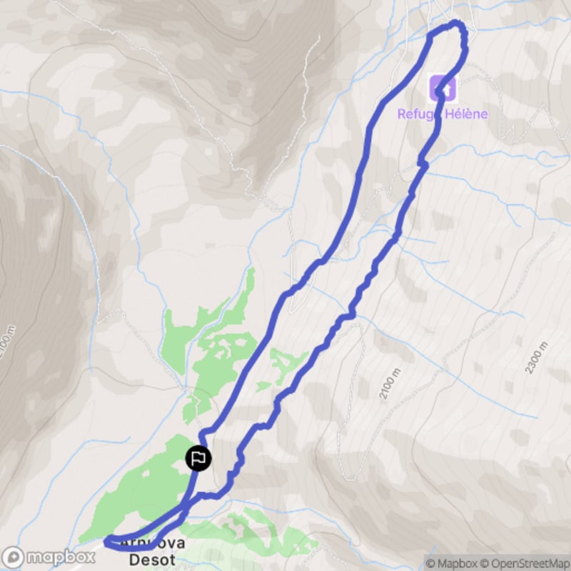 Randonnée à Arnuova Desot sur le TMB, Courmayeur, Valle d'Aosta