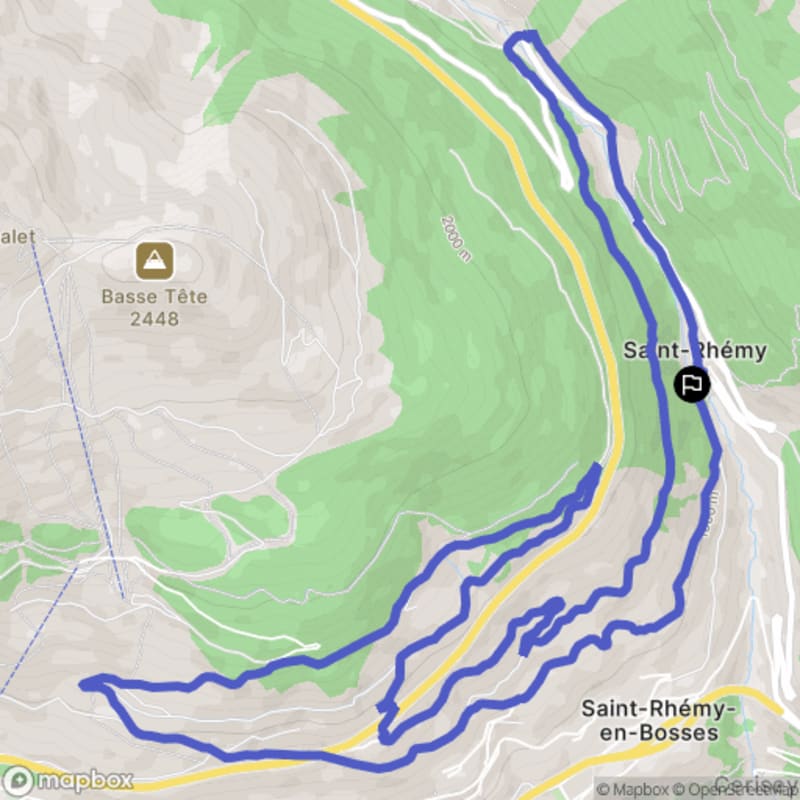 Randonnée au départ de Saint-Rhémy-en-Bosses, Valle d'Aosta - Saint-Rhémy