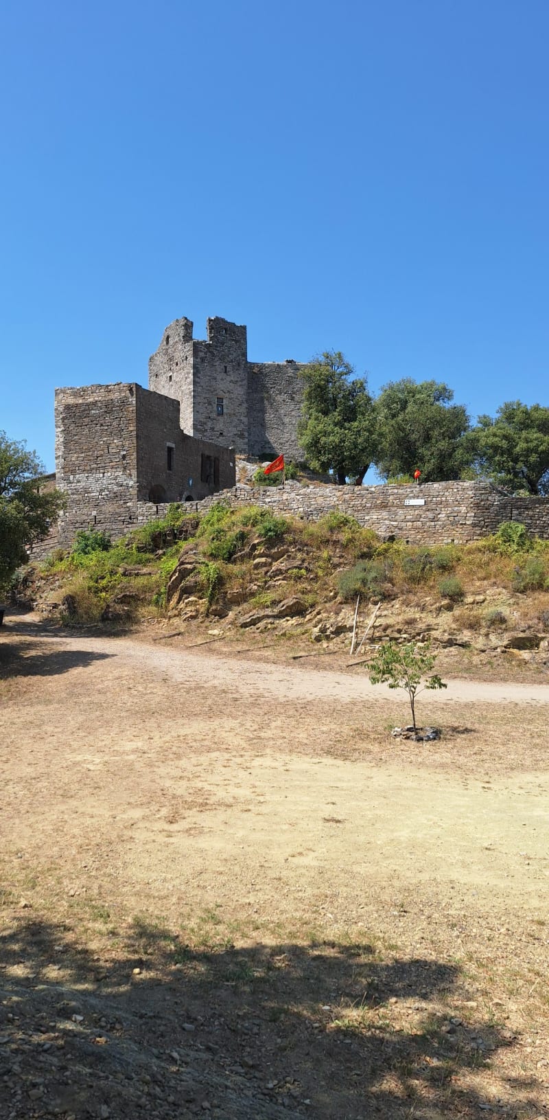 Château de Montalet par l'ancienne voie ferré - Saint-Ambroix