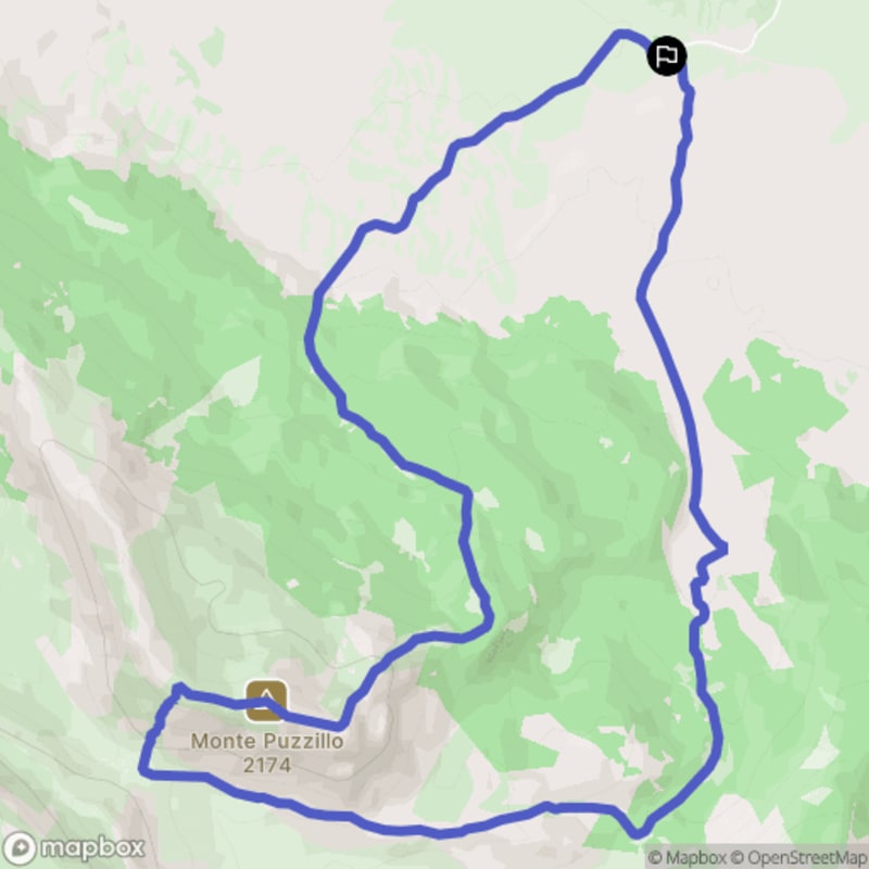 Randonnée à Lucoli depuis Noleggio sci slittini ciaspole (Alantino)