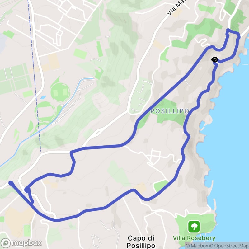 Randonnée à Napoli, Campania au départ de Piazza San Luigi - Napoli