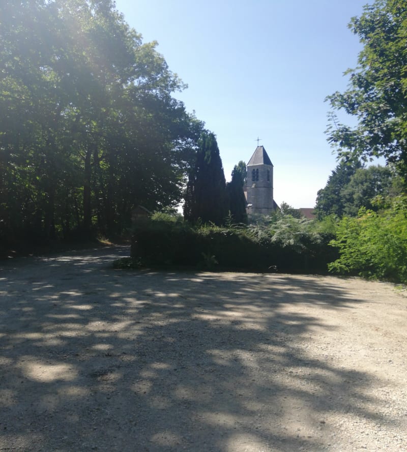 Au départ de l'église de Levis Saint Nom - Lévis-Saint-Nom