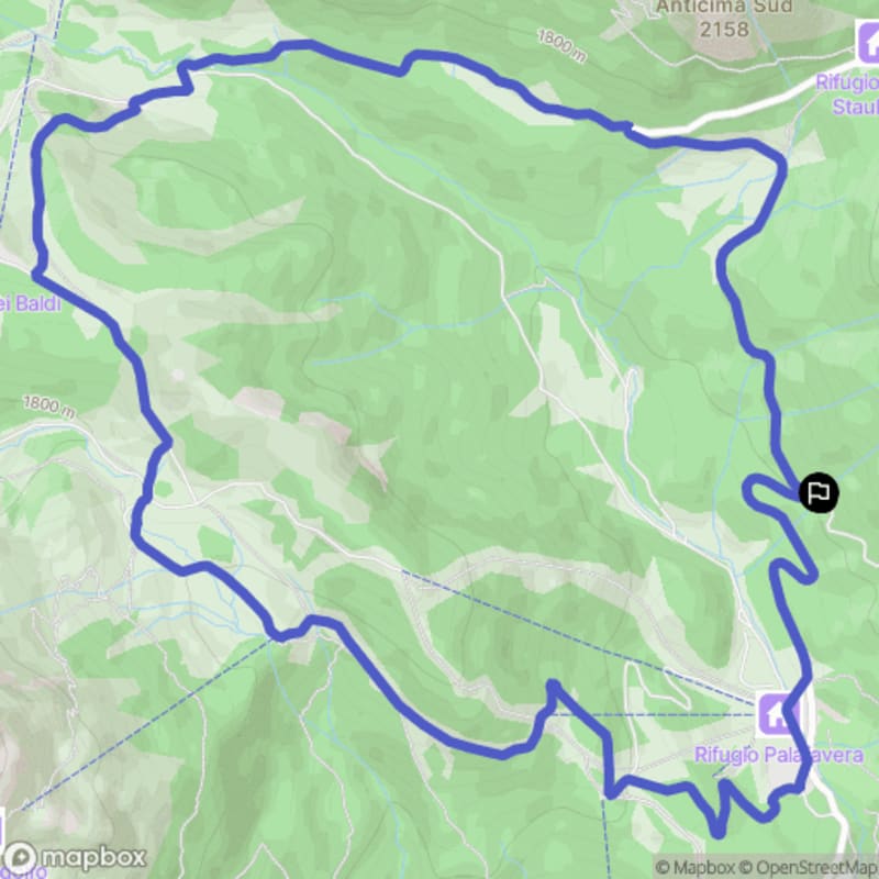 Randonnée à Val di Zoldo au départ de Palafavera, Via Santa Fosca