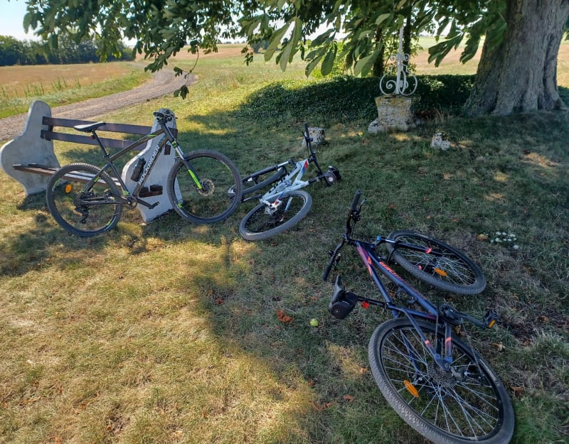 Balade à vélo à travers champs - Ansauvillers