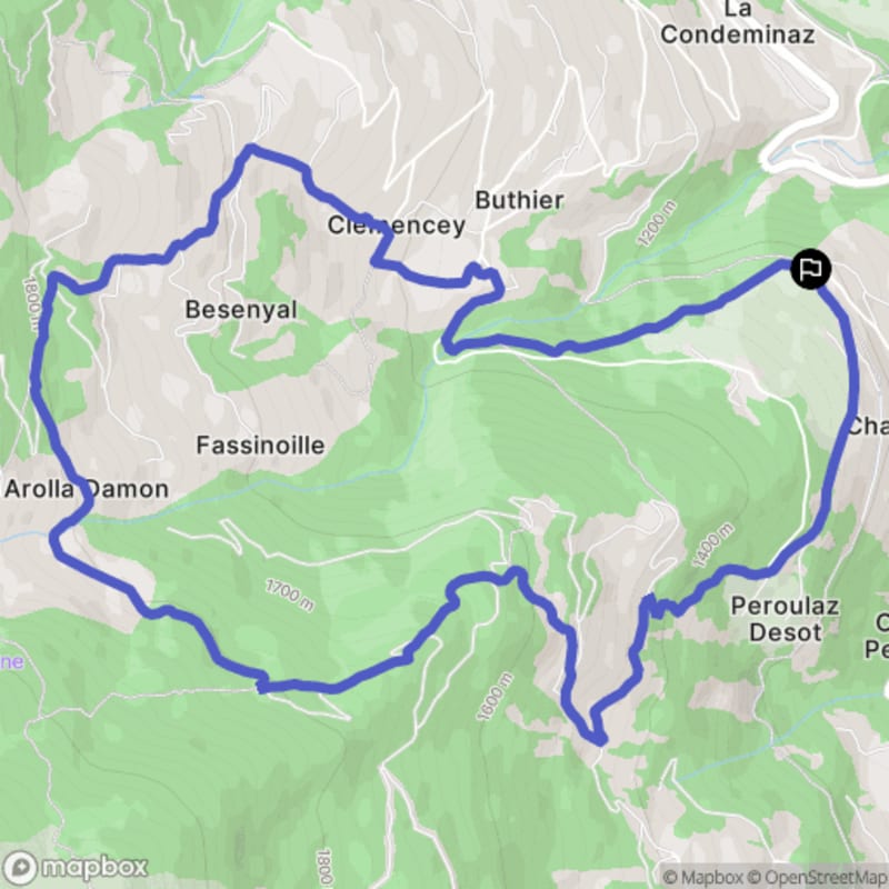 Randonnée au départ de La Colière, Ru Neuf à Gignod en Vallée d'Aoste