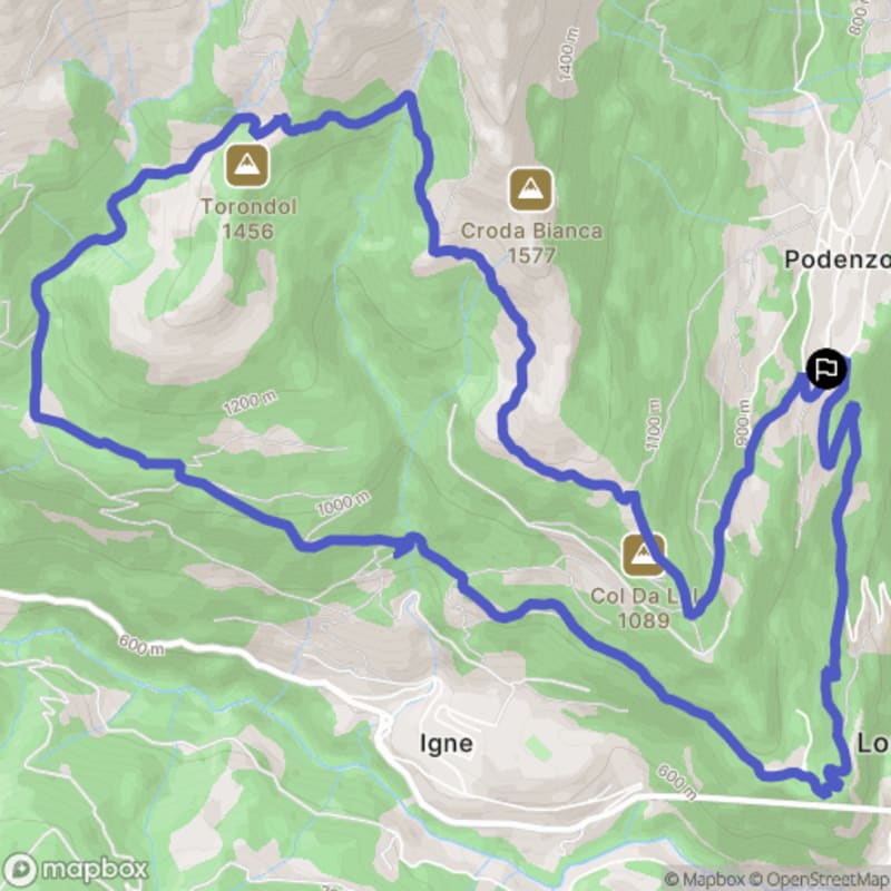 Randonnée à Longarone, Veneto : Exploration des sommets et chemins - Podenzoi
