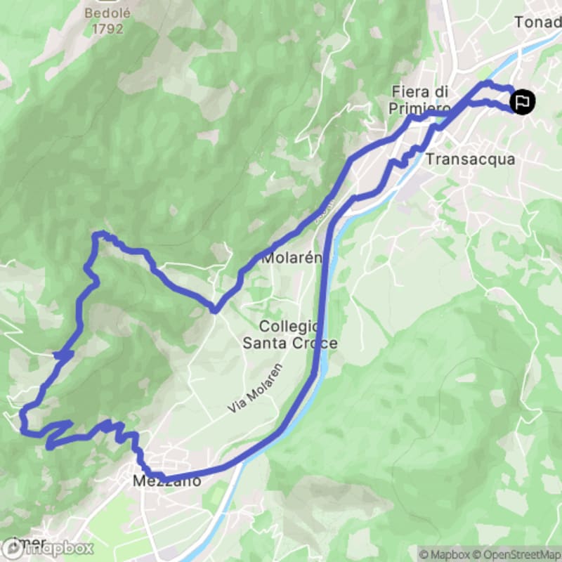 Randonnée à Primiero San Martino di Castrozza au départ de Transacqua - Transacqua