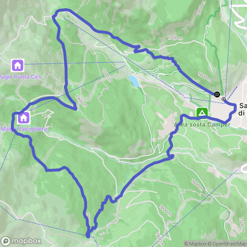 Randonnée à Primiero San Martino di Castrozza au départ de San Martino - San Martino di Castrozza