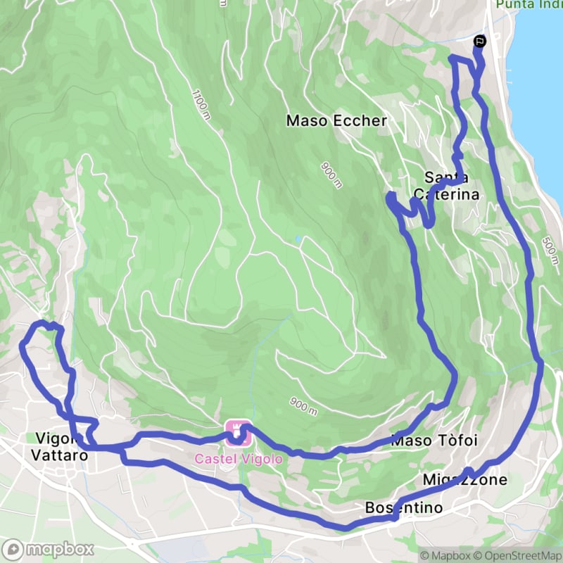 Randonnée à Pergine Valsugana au départ de Maso Casot - Valcanover