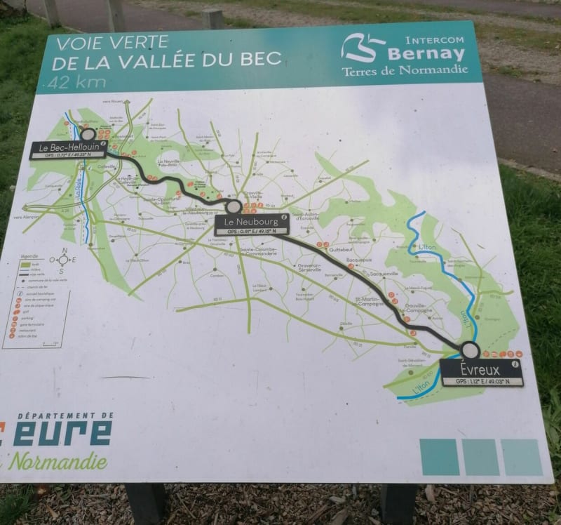 Voie verte Le Buhot-le Bec-Helloin - Calleville
