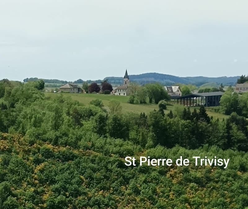 Campagne et forêt autour de St Pierre de Trivisy - Saint-Pierre-de-Trivisy