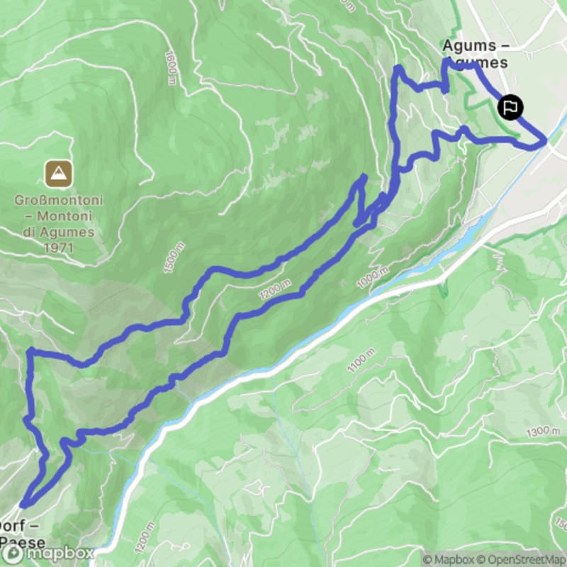 Randonnée à Prad am Stilfserjoch au départ d'Agums - Agumes