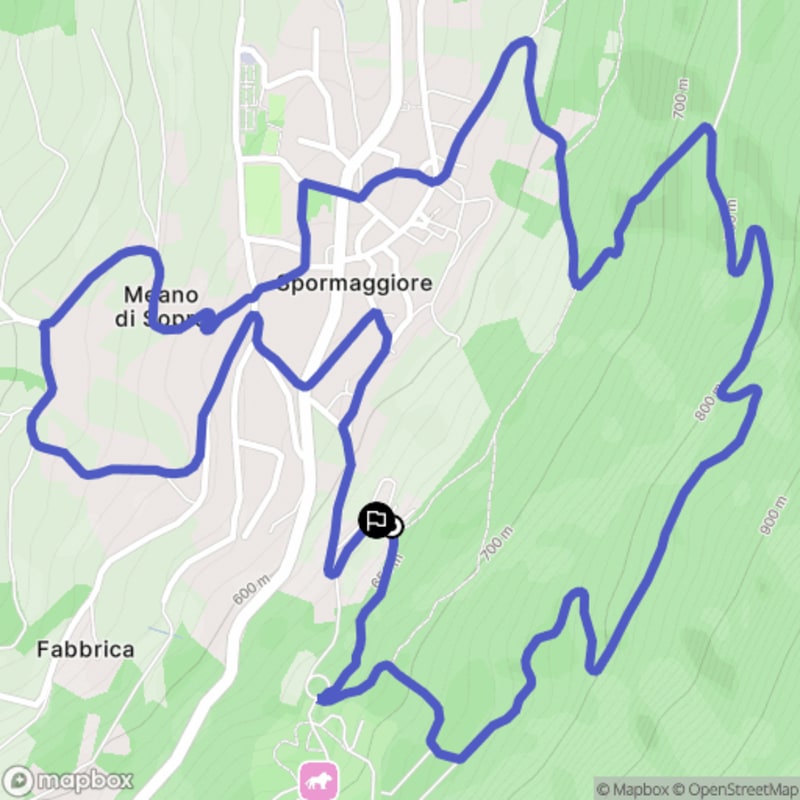 Randonnée pédestre à Spormaggiore au départ de Meano di Sopra - Spormaggiore