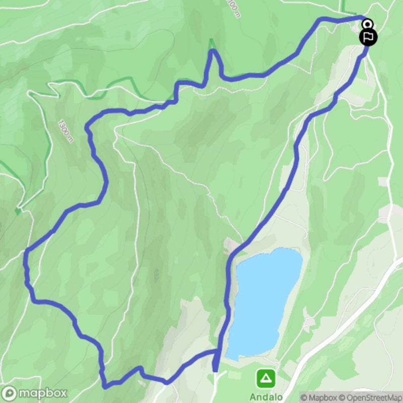 Randonnée à Cavedago au départ de Maso Daldoss, Trentino-Alto Adige