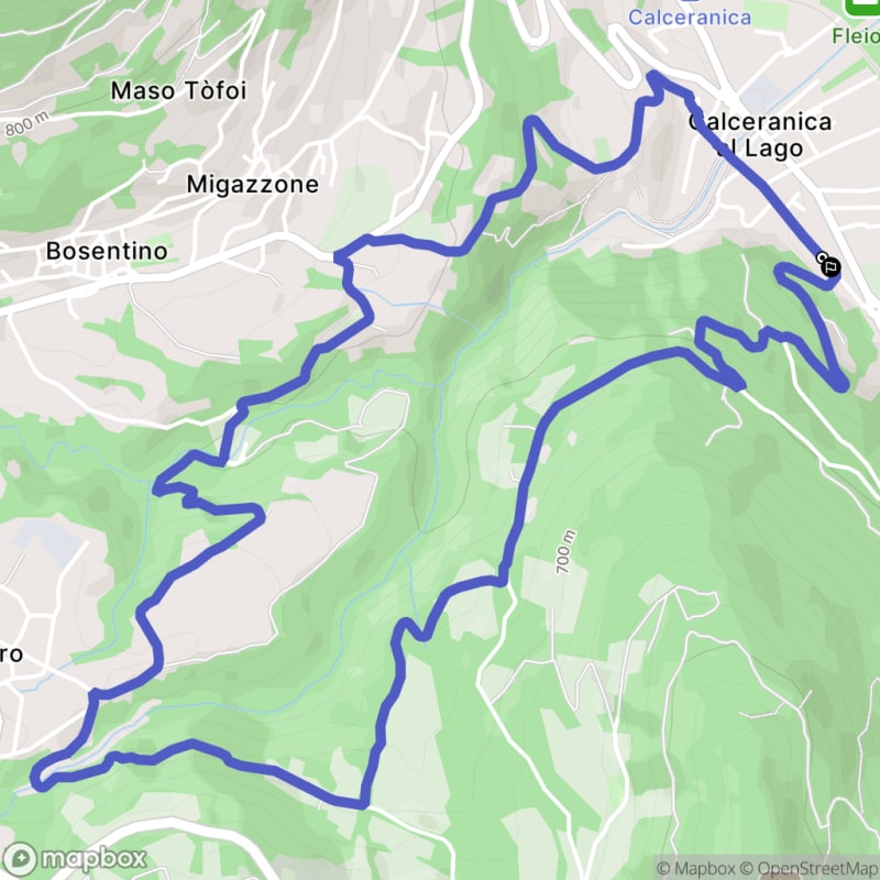 Randonnée au départ de Maso Michelini à Calceranica al Lago - Calceranica al Lago