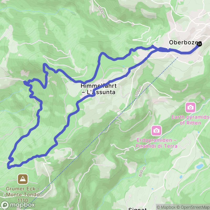 Randonnée à Ritten - Renon au départ de Wieser, Dorf - Paese - Soprabolzano