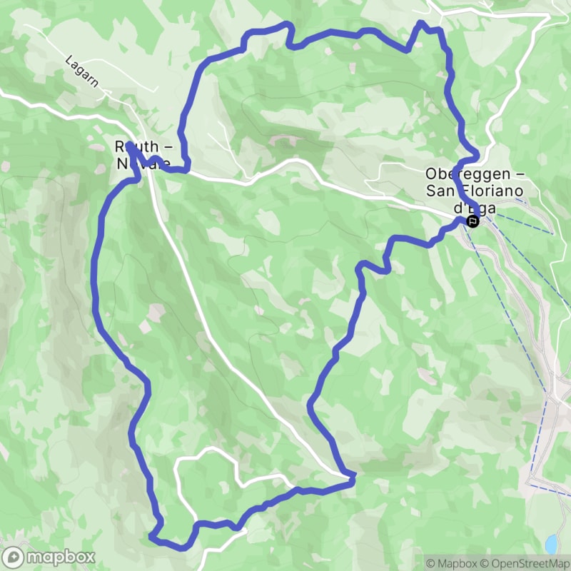Randonnée à Deutschnofen au départ d'Obereggen - San Floriano - Obereggen