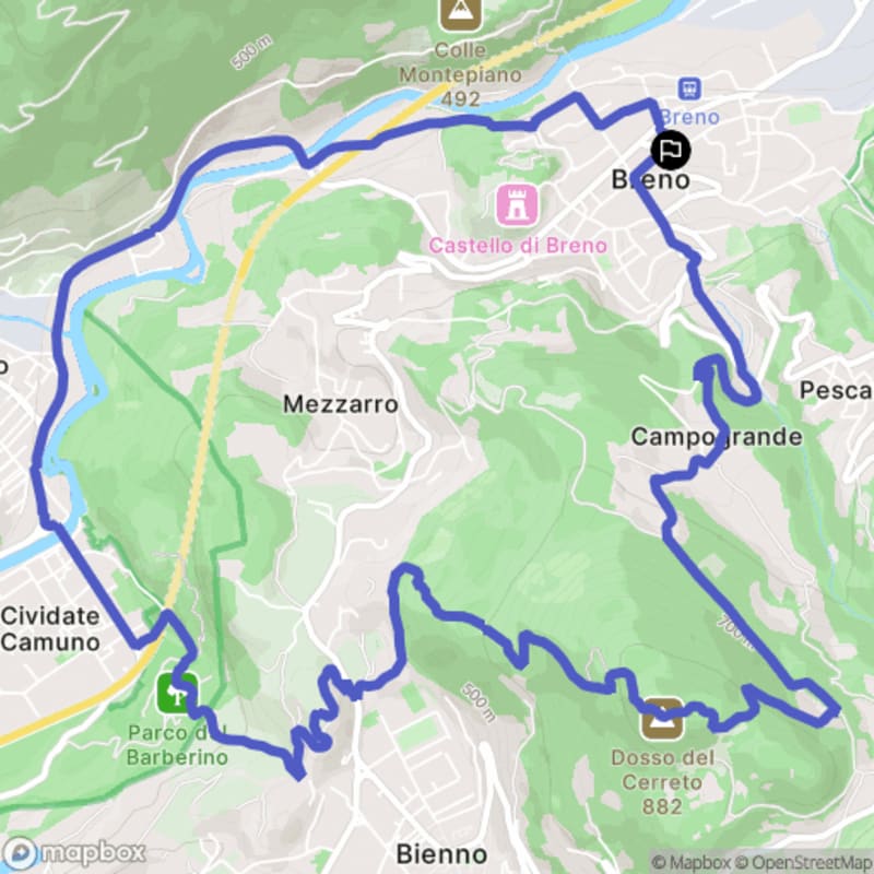 Randonnée à Breno au départ de Campogrande : Nature et Histoire en Lombardie - Breno