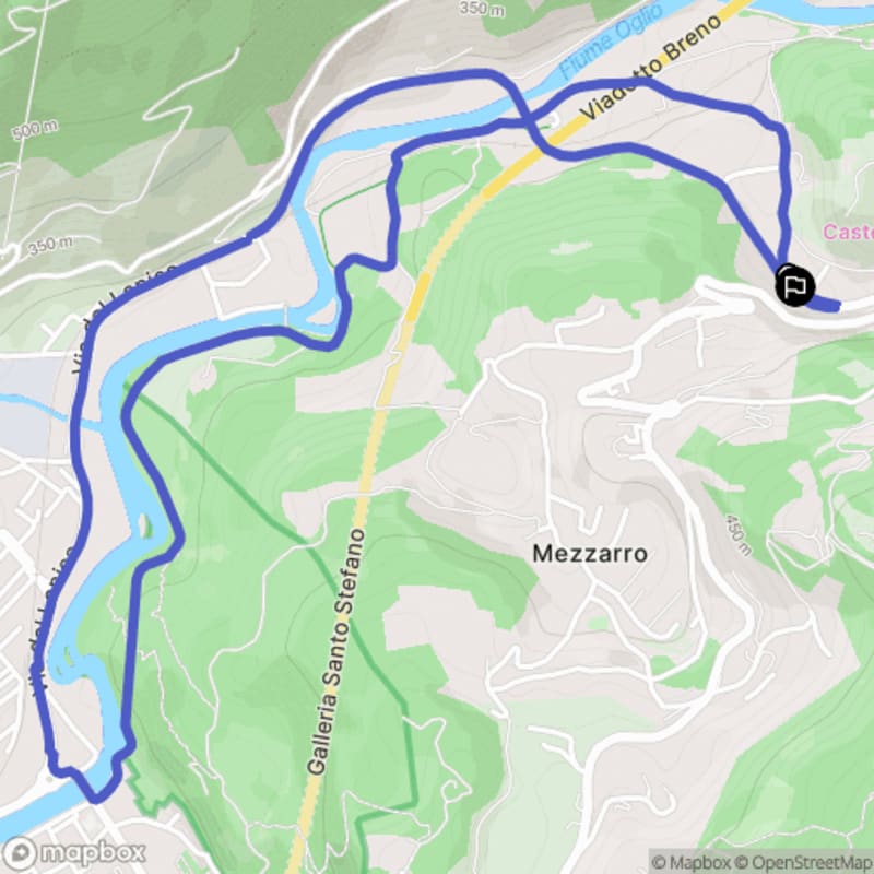 Randonnée pédestre au départ de Mezzarro, Breno, Lombardie