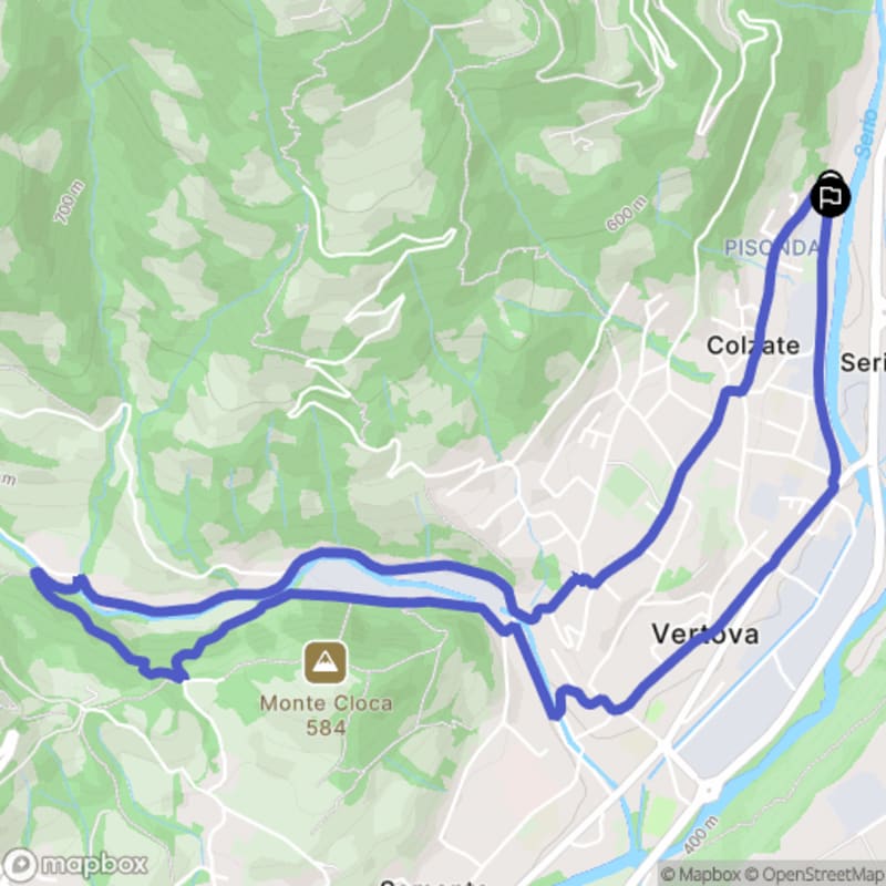 Randonnée nature à Colzate au départ de Croce Verde Svvs Onlus - Colzate