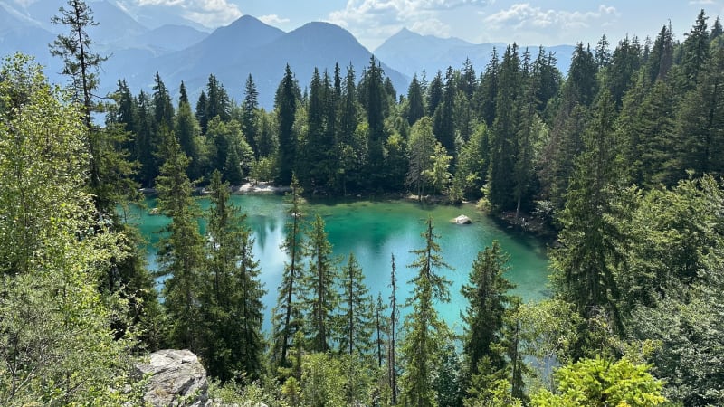 Tour du Lac Vert et retour par la passerelle - Passy