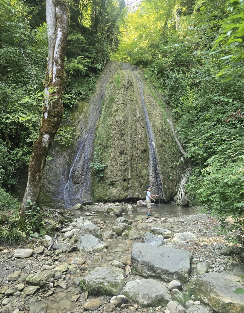 La cascade du voile de la mariée à Chapeiry - Chapeiry