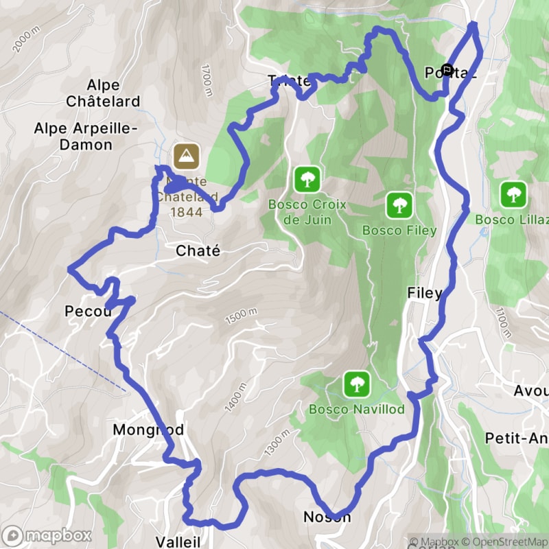 Randonnée au départ de Poutaz à Antey-Saint-André, Valle d'Aosta - Poutaz