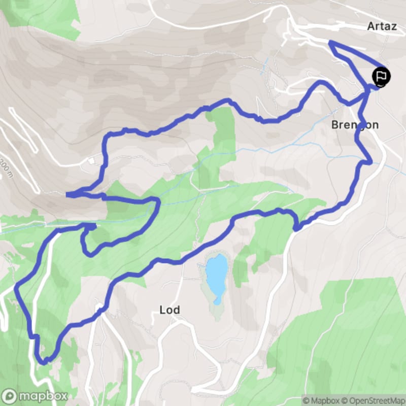 Randonnée au départ d'Artaz à La Magdeleine, Valle d'Aosta - Brengon