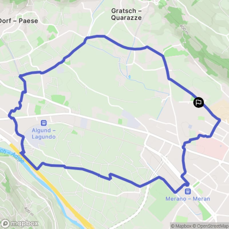 Randonnée au départ du quartier des Musiciens à Merano, Trentino-Alto Adige/Südtirol - Merano