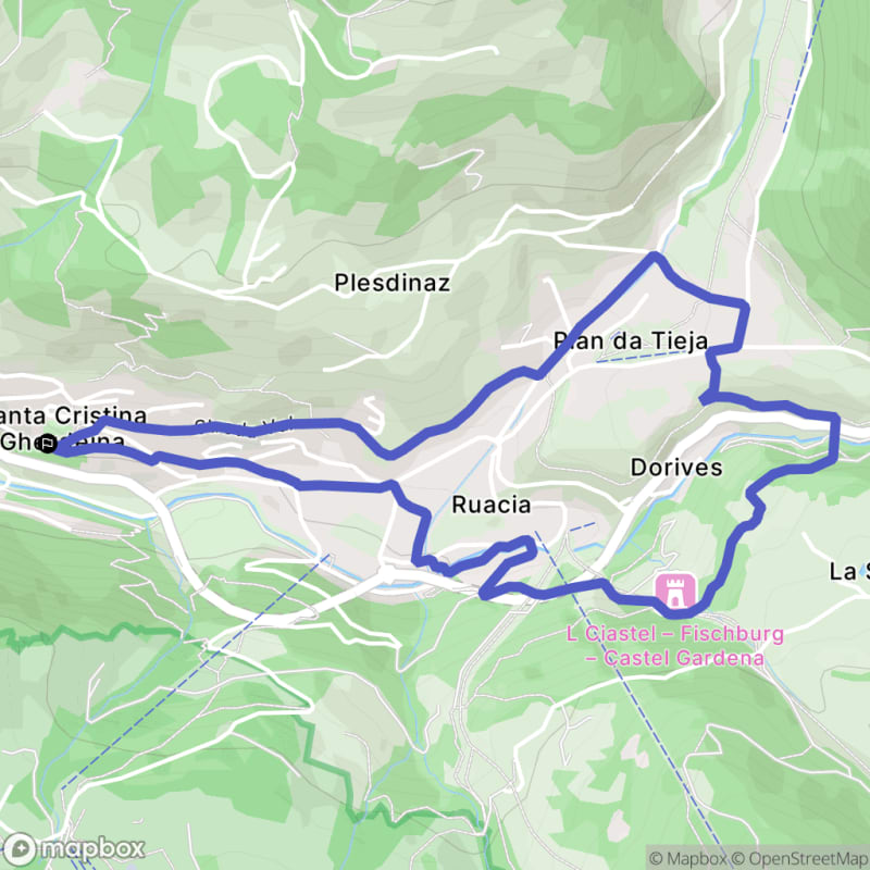 Randonnée à Santa Crestina: Exploration des sentiers au départ de Pilon - Santa Cristina Valgardena
