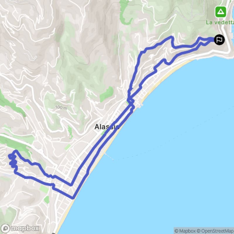 Randonnée au départ de Fontana à Alassio, Ligurie - Alassio