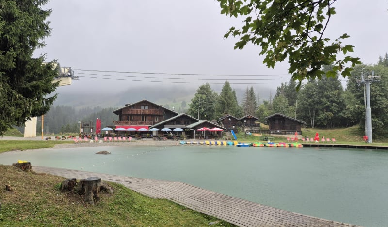 Lac de l'étape depuis le Baptieu - Les Contamines-Montjoie