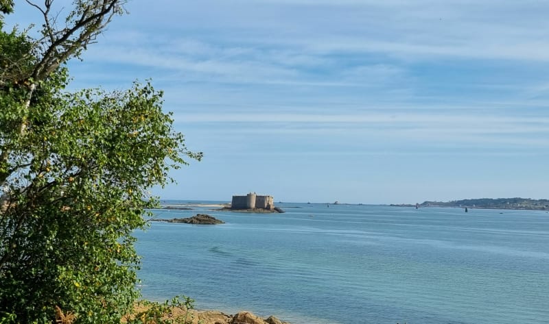 Tronçon GR34 à Carantec depuis le golf - Carantec