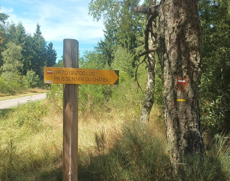 Sentier du château de Luc - Luc