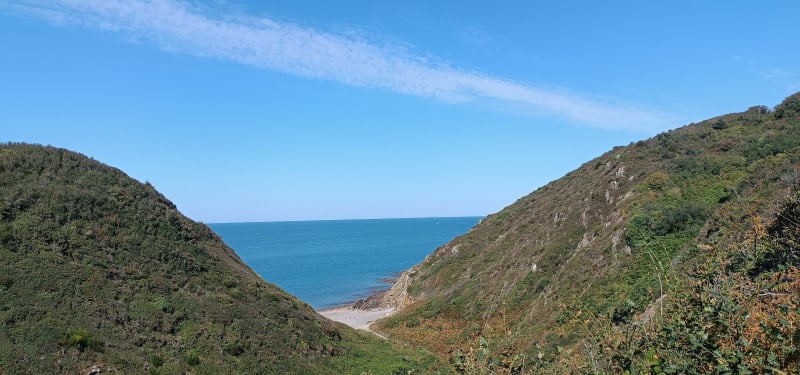 Balade, vue sur la Mer - Carolles
