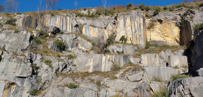 Rando à Uchentein, carrière de marbre et point de vue - Bordes-Uchentein