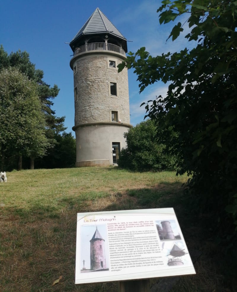 Sainte-Agathe-en-Donzy, objectif Tour Matagrin - Sainte-Agathe-en-Donzy