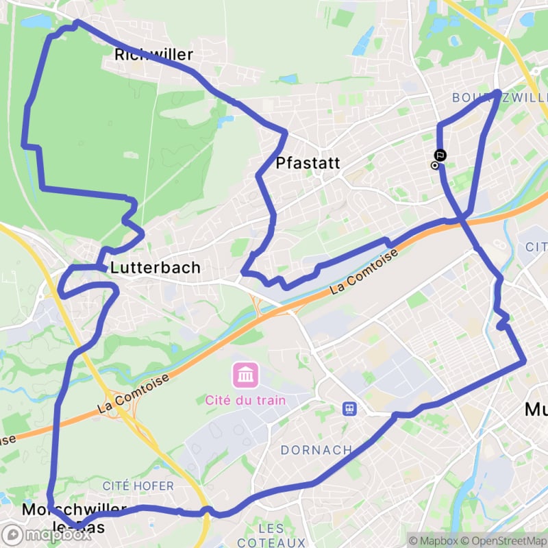 Sortie vtt à Bourtzwiller - Mulhouse