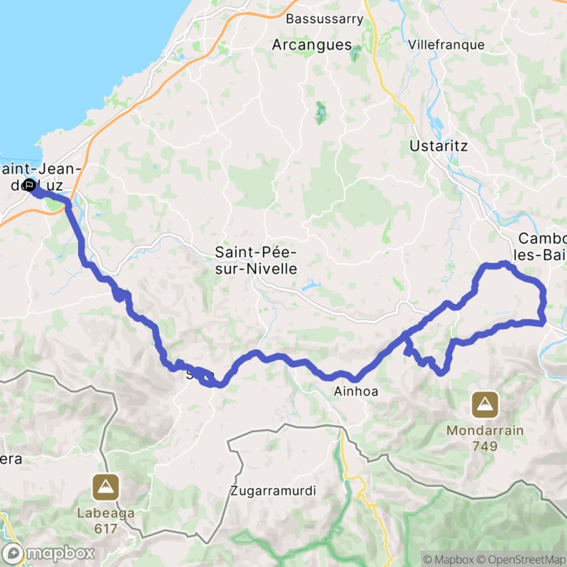 Sortie entre Ciboure et itxaxou - Ciboure